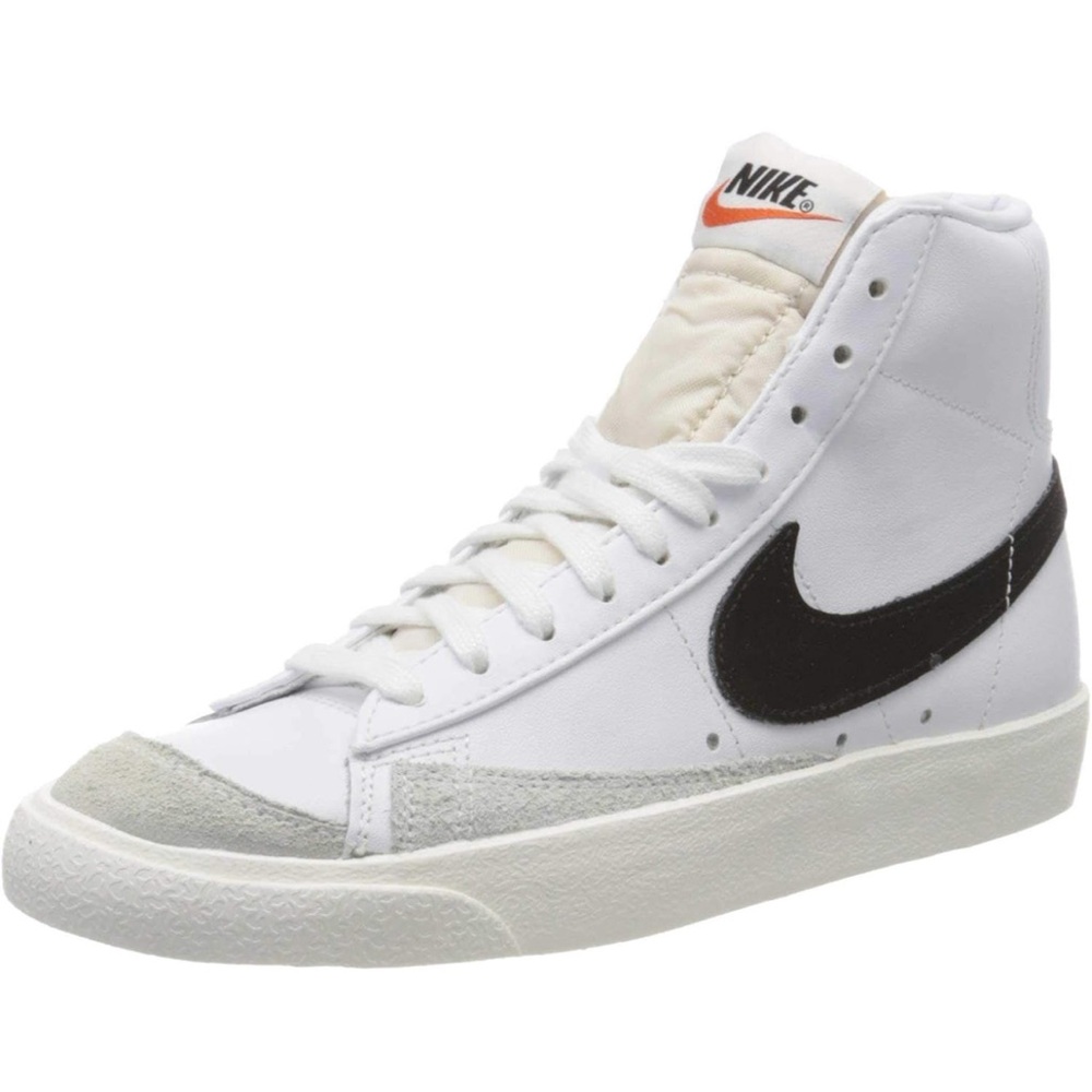 Nike Men's White and Black High-Top Sneakers